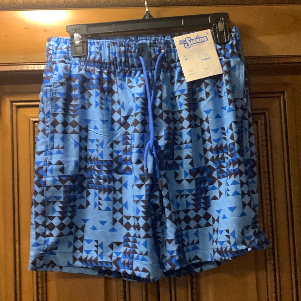 NWT Mr.Swim Quilted Swim Shorts Size Small